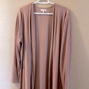 Maurice’s pink duster cardigan. XXL.